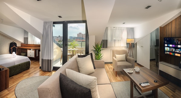 Penthouse de lujo | Minibar, cortinas blackout, insonorización y wifi gratis