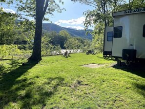 Property grounds - Beautiful Park model RV on bank of  Esopus Creek (Phoenicia)