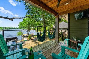 House, Multiple Beds (Nancy Key w/Pool, Wine Cave, Optional) | Terrace/patio - Nancy Key W/pool, Wine Cave, Optional Boat Rental (Sherrills Ford)