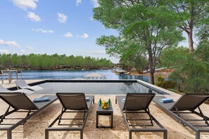 House, Multiple Beds (Salience Path w/Heated Pool & Game Ro) | Pool | Seasonal outdoor pool, a heated pool - Salience Path W/heated Pool & Game Room (Mooresville)