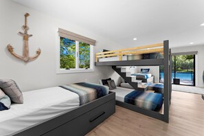 5 habitaciones, cuna de viaje, wifi gratis y ropa de cama 