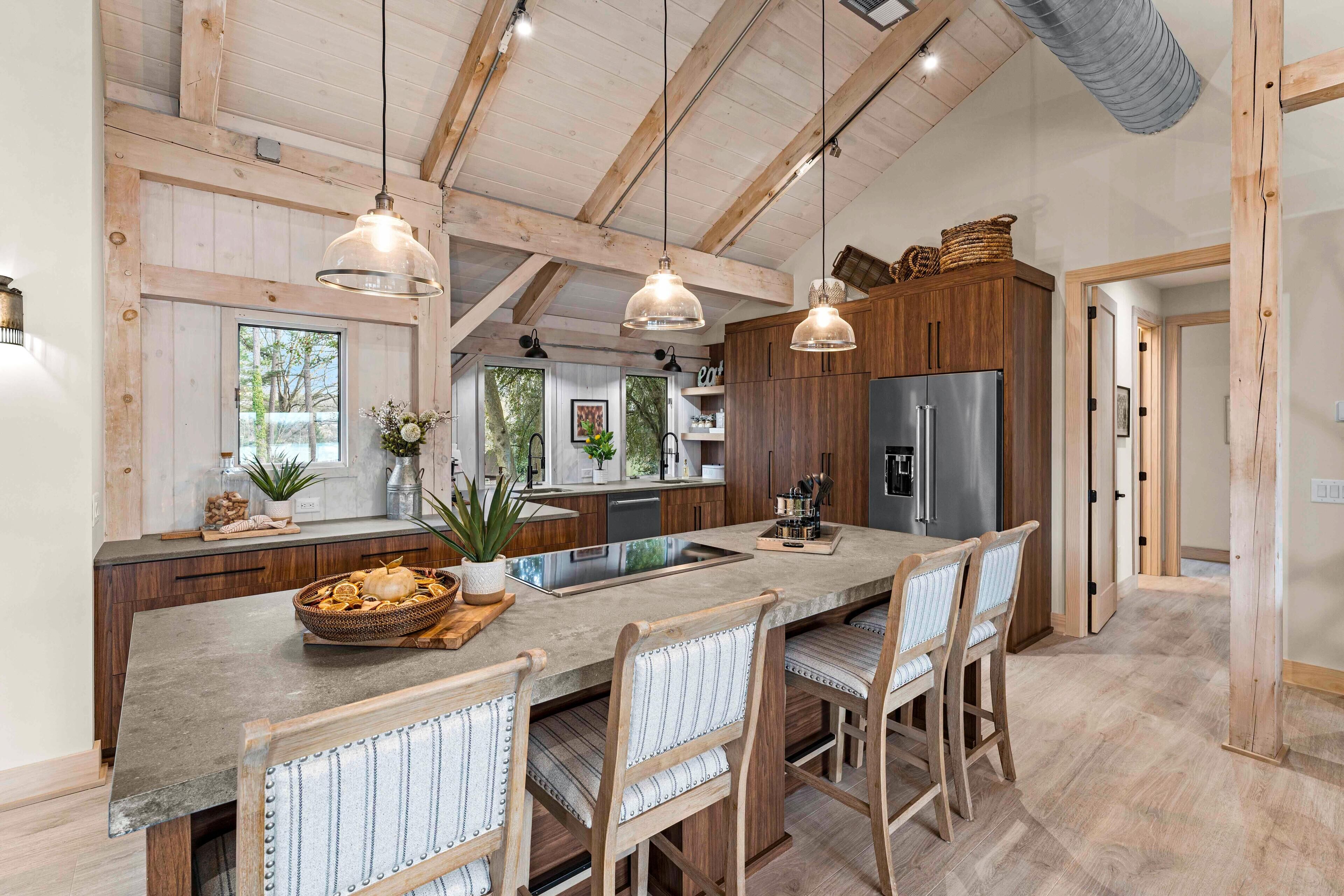 House, Multiple Beds (Keenan Beach w/Beach, Heated Pool & G) | Private kitchen | Oven, toaster, dining tables