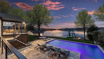 House, Multiple Beds (Keenan Beach w/Beach, Heated Pool & G) | Pool | Seasonal outdoor pool, a heated pool