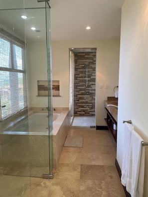 Jetted bath, hair dryer, towels, soap - Luxury 3 Bedroom in Exclusive Ocotal Beach. (Guanacaste Province)