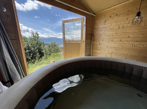 Jacuzzi privé & Jardin • T2 cosy proche Font-Romeu