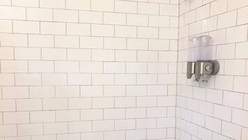 Hair dryer, towels