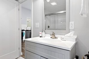 Hair dryer, towels