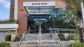 Voorkant van accommodatie