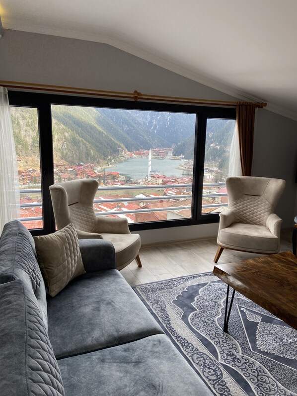 Panoramic-Suite, 1 Schlafzimmer | 1 Schlafzimmer, Verdunkelungsvorhänge, Bügeleisen/Bügelbrett