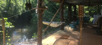 THE CABIN ON THE MAYO RIVER. SURROUNDED BY STATE PARK. PRIVATE WATERFRONT
