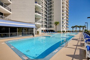 Indoor pool, a heated pool