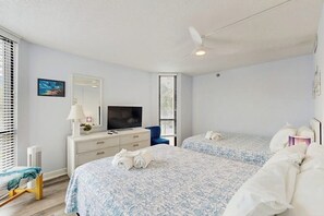 2 bedrooms, internet, bed sheets