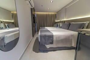 Superior Triple Room, Partial Ocean View | Minibar, in-room safe, laptop workspace, blackout curtains - Place2You Hotel by Welkom (João Pessoa)