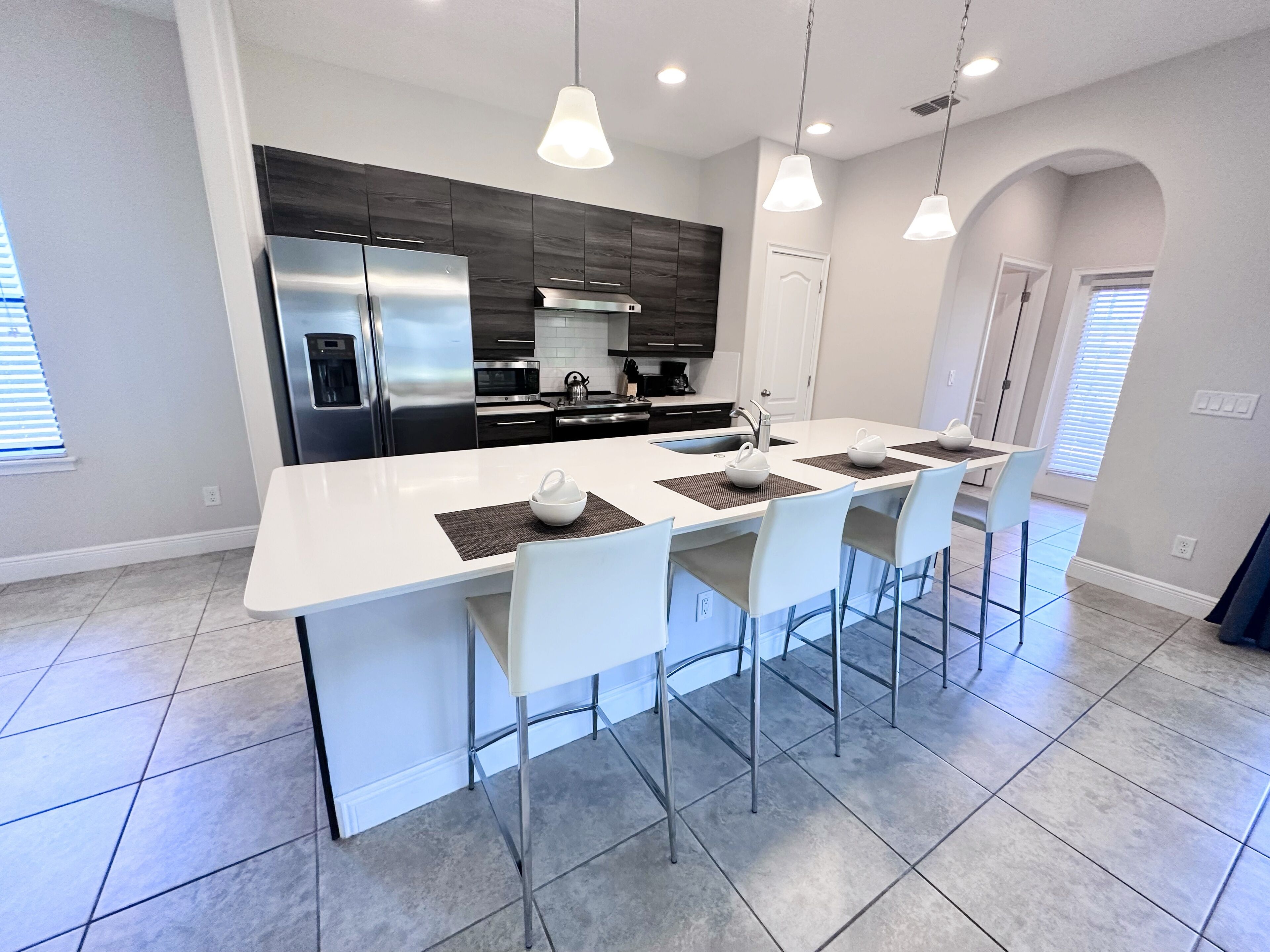 Casa, 4 habitaciones | Cocina privada | Refrigerador, horno, cafetera y tetera y tostadora 