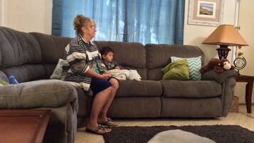 Deluxe Condo | Living area