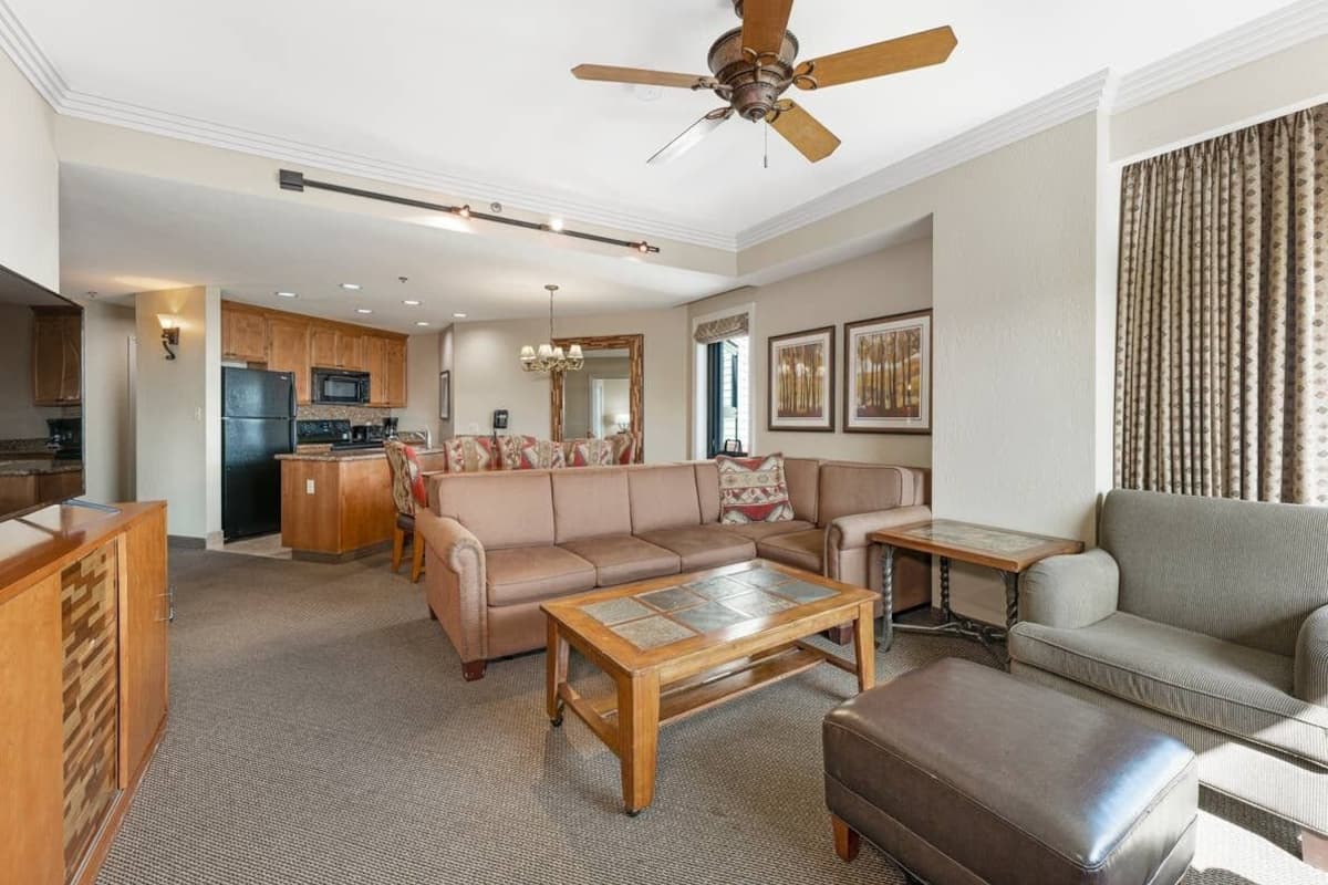Deluxe Condo | Living area
