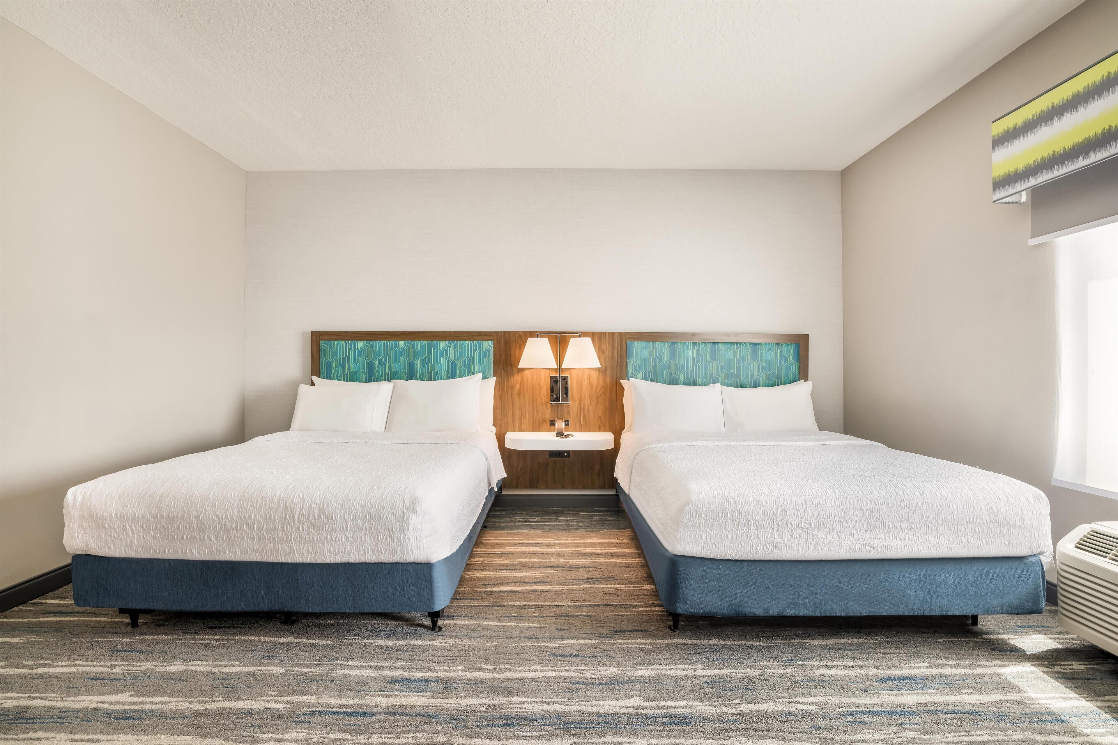 Desk, blackout curtains, soundproofing, iron/ironing board