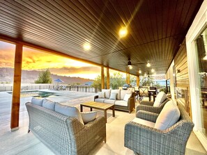 Outdoor dining - Exclusive Retreats Desert Panorama with Private Pool, Hot Tub, Bocce Court (Moab)