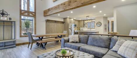 Smart-tv en een open haard