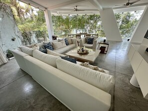 Smart TV, stereo, computer monitors, printers - Orchid Upper Tree House - Oceanfront - Conchas Chinas (P2(F) and Lobby(F), Puerto Vallarta)