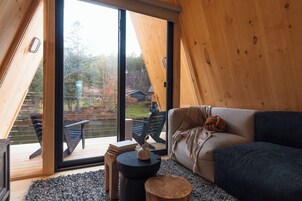 小屋, 1 张特大床 | 客房景观