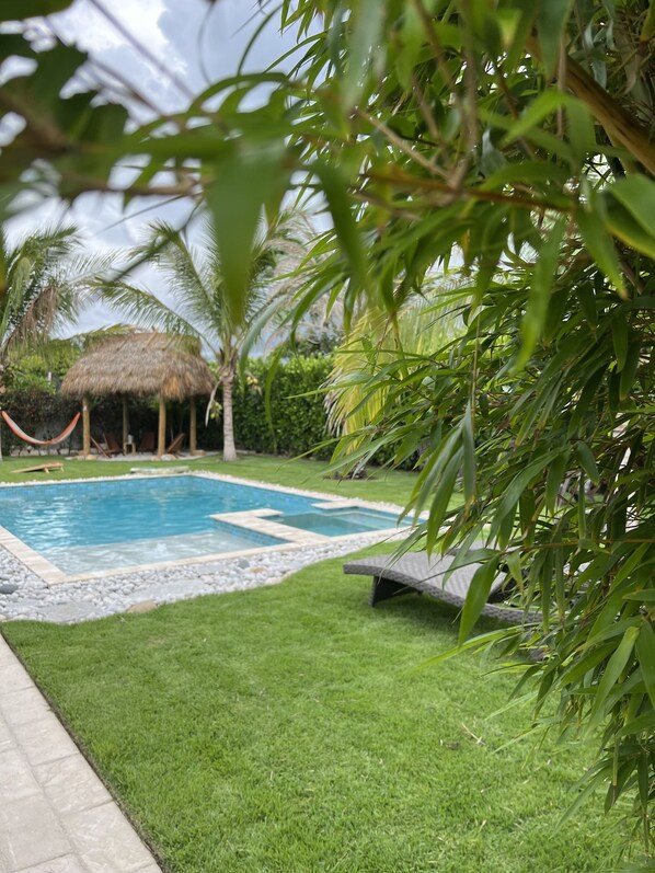 Outdoor pool - Tropical Resort Style Backyard, Private and only a 7 minute drive to the Beach!
(Marco Island)