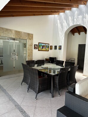 Dining - Beautiful House with the best weather of Cuernavaca in a private 
 Neighborhoodd (Progreso)