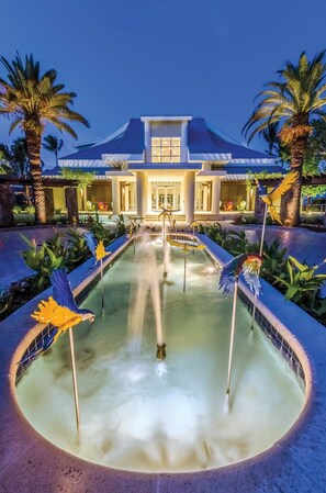 Outdoor pool, a heated pool - Luxury 2 BR Presidential Ocean View Margaritaville Resort St. Thomas VI (St Thomas)