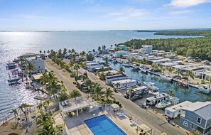 Aerial view - Mobile Home - RV LOT Calusa Campground  (Key Largo)