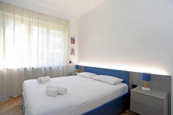 2 slaapkamers, een strijkplank/strijkijzer, wifi, beddengoed