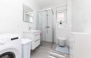 Shower, hair dryer