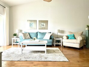 Smart TV, DVD player, books