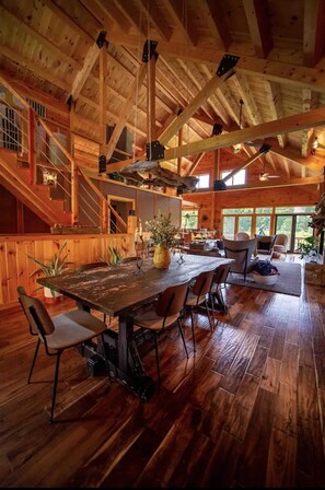 Dining - Magical retreat in the Catskills w/fire pit and ponds  (Jefferson)