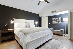 4 多间卧室、熨斗/熨衣板、免费 WiFi、床单