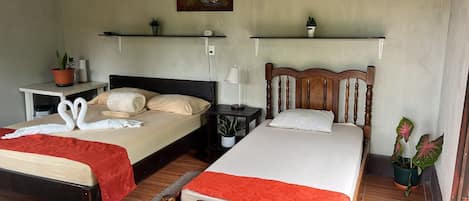 Down duvets, desk, laptop workspace, soundproofing