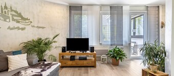 Premium Apartment 'Für Traufgängerle' with Private Terrace, Garden & Infrared Cabin