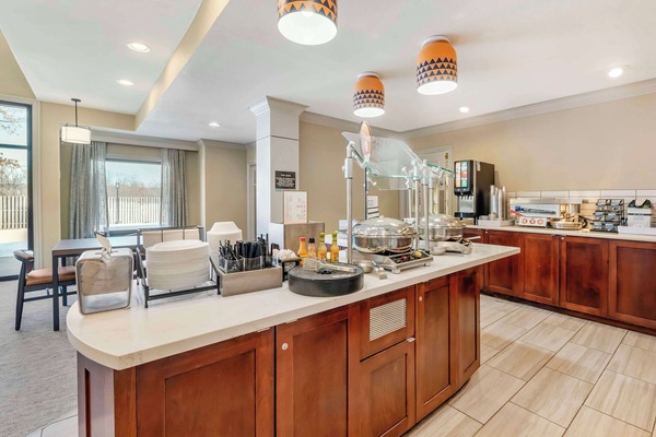 Gather for easy morning bites in a welcoming breakfast area.