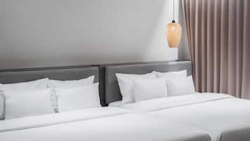 Family Twin Room | 1 bedroom, down comforters, Select Comfort beds, blackout drapes