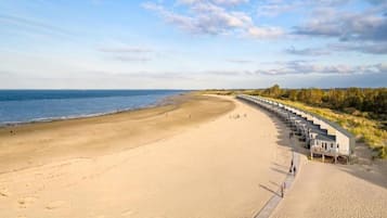 Vlak bij het strand