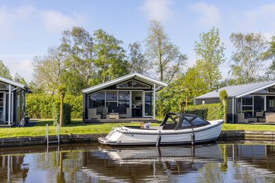 Modern chalet near Lake Sneek
