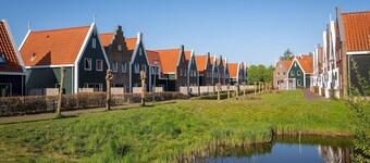 House in Volendam with Waterfront Views