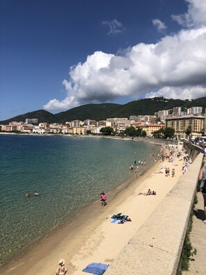 On the beach