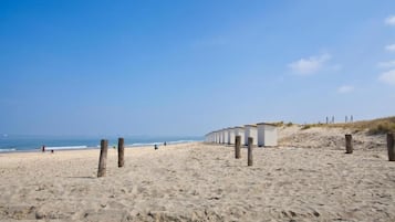 Vlak bij het strand