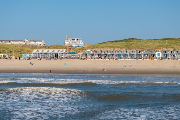Vlak bij het strand