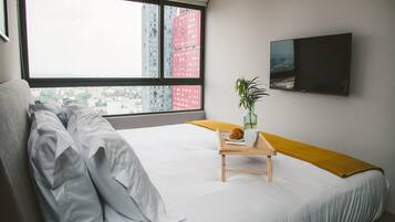 1 sovrum, strykjärn/strykbräda, gratis wi-fi och sängkläder