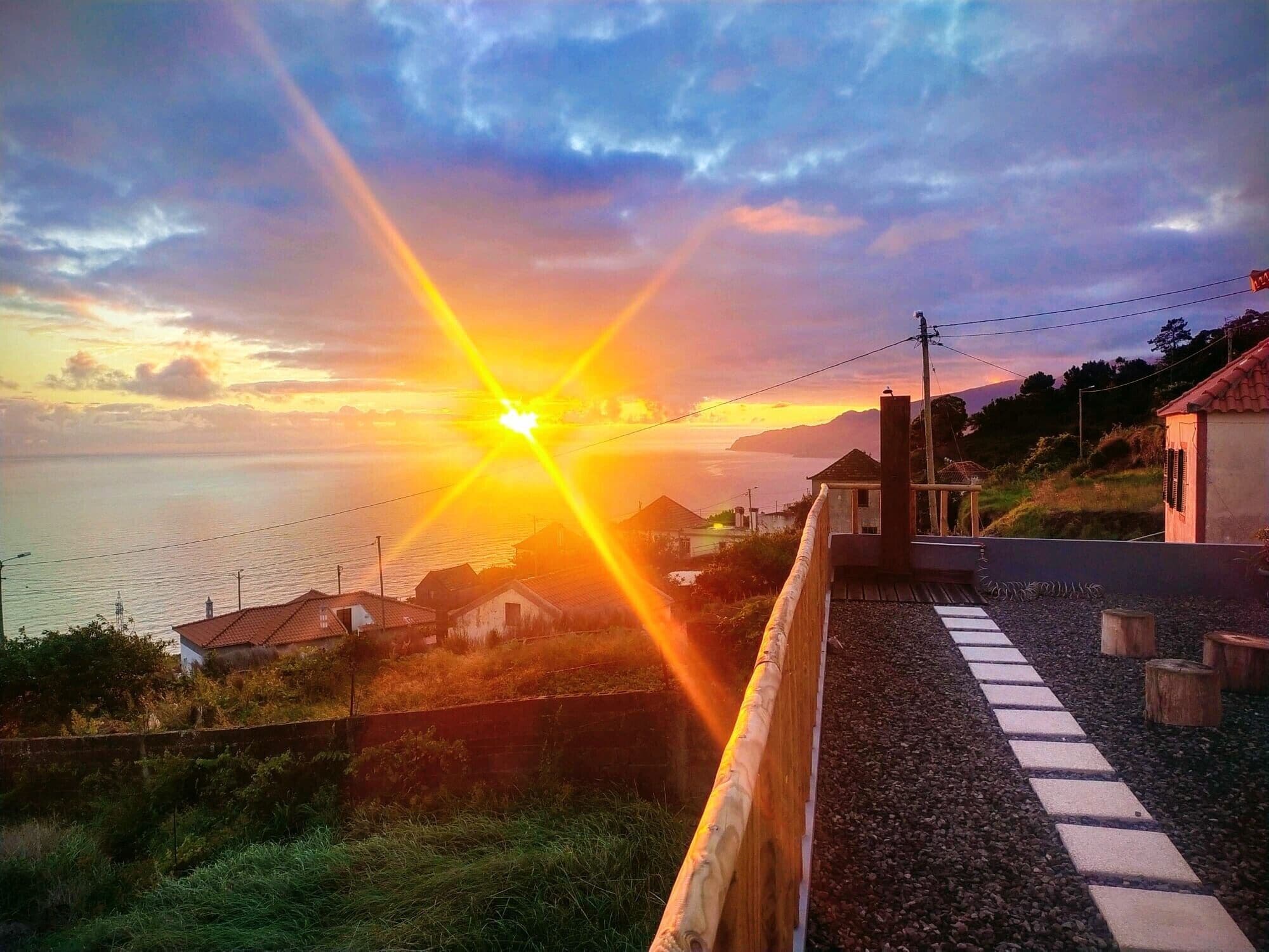 Vue depuis l’hébergement