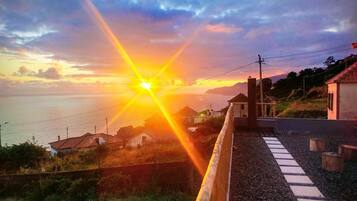 Vue depuis lâhĂ©bergement