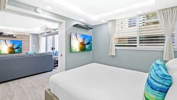 2 bedrooms, iron/ironing board, travel cot, free WiFi