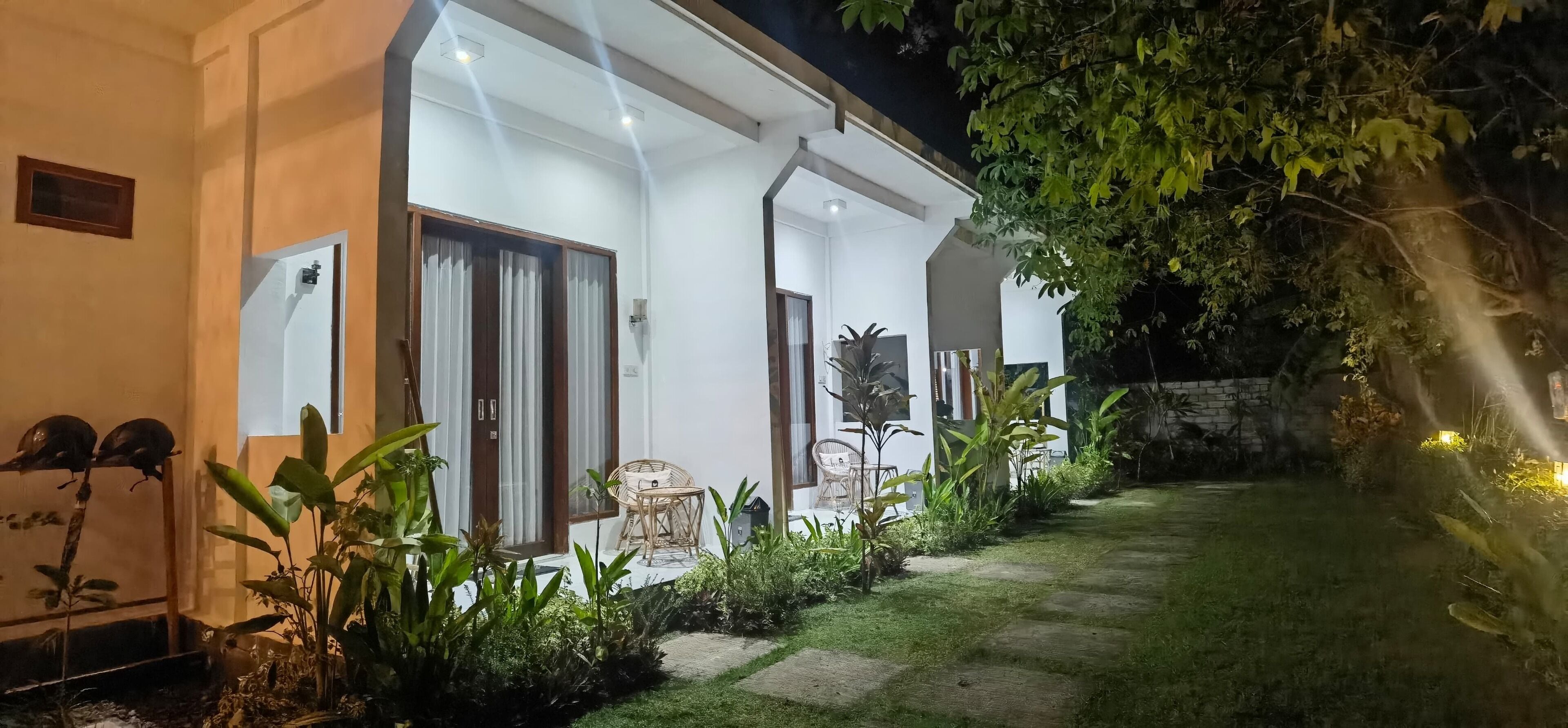 Façade de l’hébergement