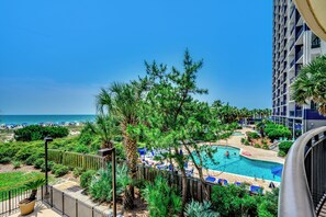 Una piscina riscaldata